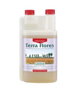 Botella de fertilizante mineral para floracion CANNA Terra Flores