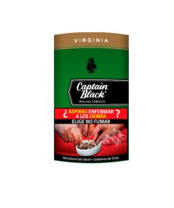 Tabaco Captain Black 50g mezcla de Virginia Burley y Kentucky para pipa y enrolar