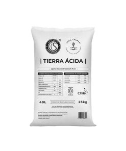 Tierra Ácida Chicureo Sustentable 40 L para plantas acidófilas