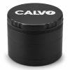 Moledor Calvo Glass Aura XL 100mm de aluminio aeroespacial con compartimiento y tamiz