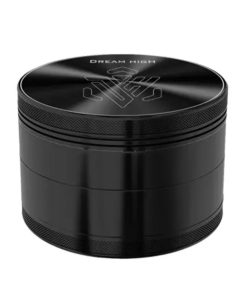 Moledor Dream High Aluminio 63mm de 4 piezas con tamiz para polen y mecanizado CNC