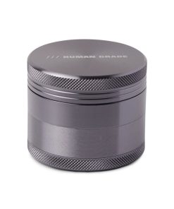 Moledor Human Grade Aluminio 50mm de 4 piezas con dientes tipo diamante y malla para polen