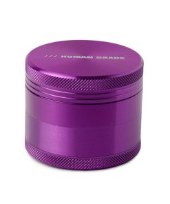 Moledor Human Grade Aluminio 50mm de 4 piezas con dientes tipo diamante y malla para polen