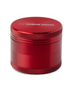 Moledor Human Grade Aluminio 50mm de 4 piezas con dientes tipo diamante y malla para polen
