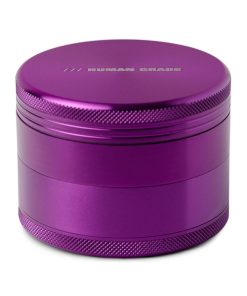 Moledor Human Grade Aluminio 63mm de 4 piezas con dientes punta de diamante y tamiz de polen