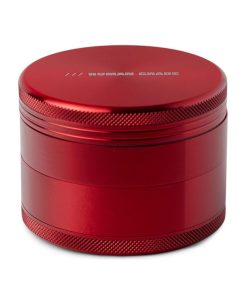 Moledor Human Grade Aluminio 63mm de 4 piezas con dientes punta de diamante y tamiz de polen