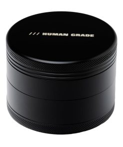 Moledor Human Grade de Cerámica 63mm de 4 piezas en aluminio anodizado antiadherente