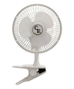 Ventilador de pinza Cornwall 15W de 15 cm con rejilla plastica y 3 velocidades