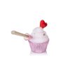 Bubbler para Enrolados MJ Arsenal Baby Cake de vidrio de borosilicato diseño cupcake
