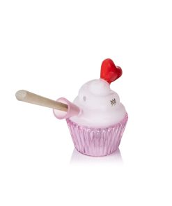 Bubbler para Enrolados MJ Arsenal Baby Cake de vidrio de borosilicato diseño cupcake