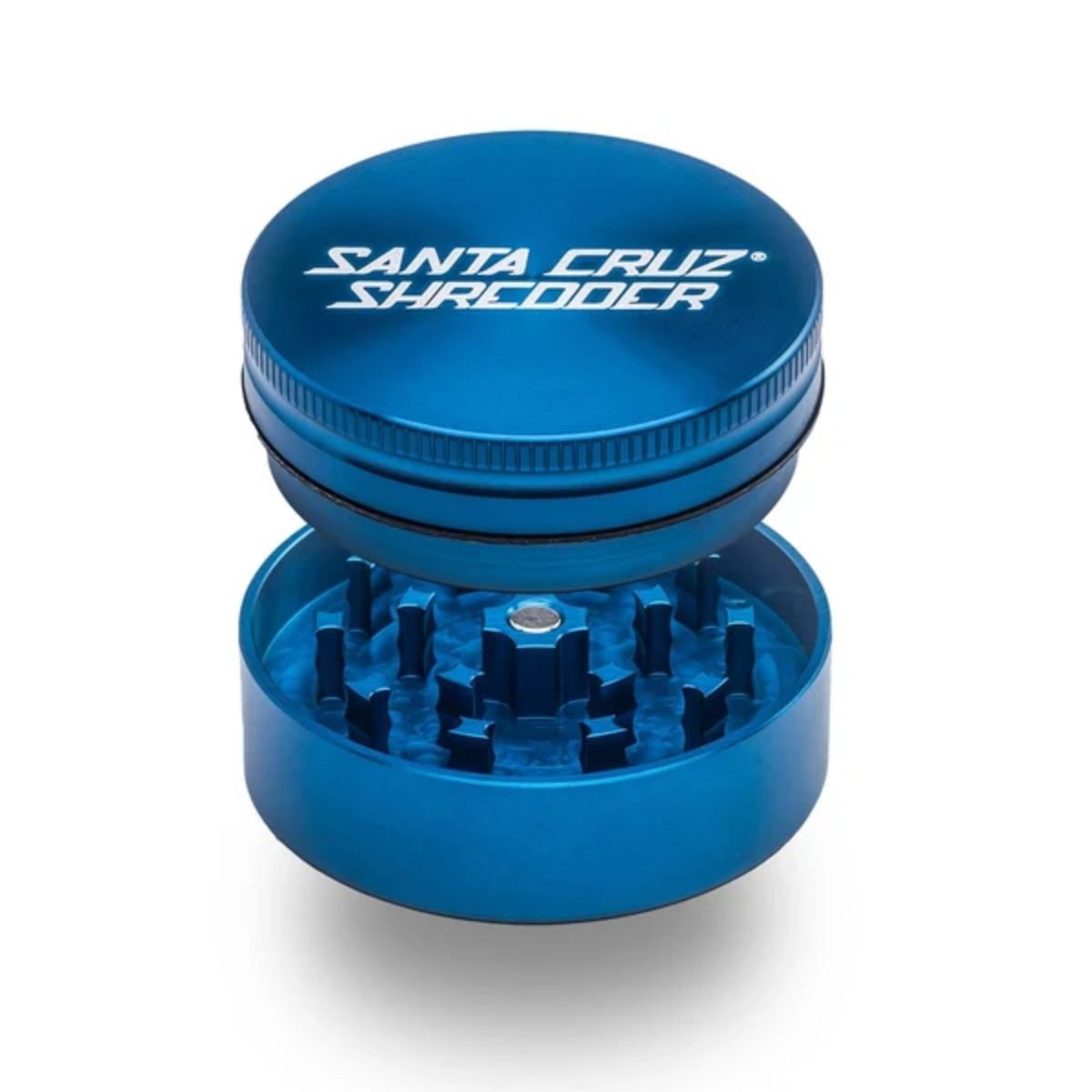 Moledor Lite de aluminio 63mm de 4 piezas con dientes de diamante y tapa magnética