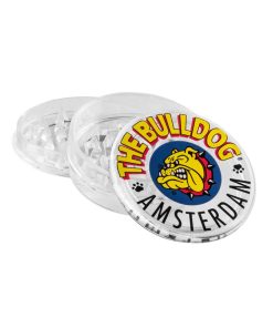 Moledor Bulldog Ámsterdam Metálico 4 Partes de 50mm con dientes antiadherentes y tamiz de kief